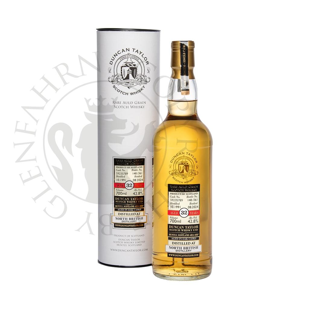 North British 1991 32y Cask#59235789 Rare Auld Grain Duncan Taylor 70cl