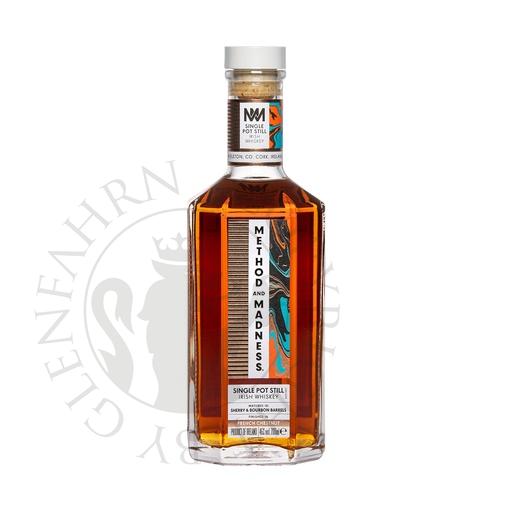 [mam002] Method and Madness Finished in French Chestnut Casks Single Pot Still Irish Whiskey 70cl