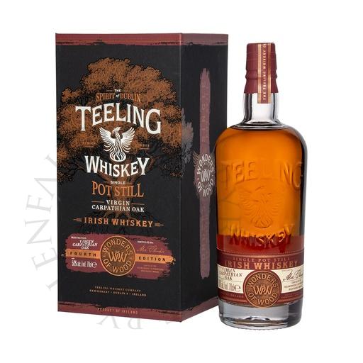 [twc105] Teeling Wonders of Wood Fourth Edition Virgin Carpathian Oak Single Pot Still Irish Whiskey 70cl