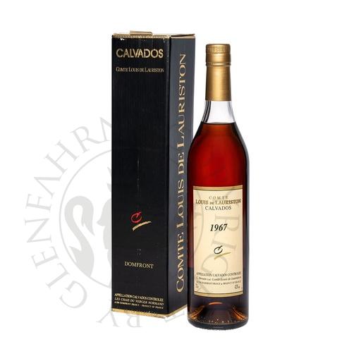 [cal022-R] Comte Louis de Lauriston 1967 Vintage Calvados Domfrontais 70cl