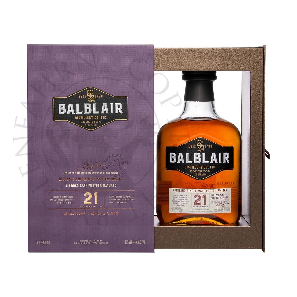 Balblair 21y Single Malt Scotch Whisky 70cl