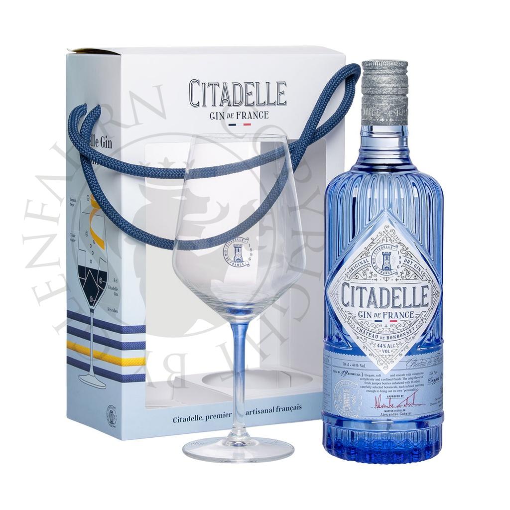 Citadelle Gin Geschenkpackung mit Glas 70cl