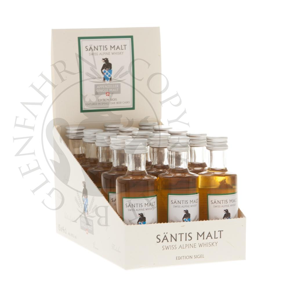 Säntis Malt Edition Sigel Miniature Single Malt Swiss Alpine Whisky 4cl