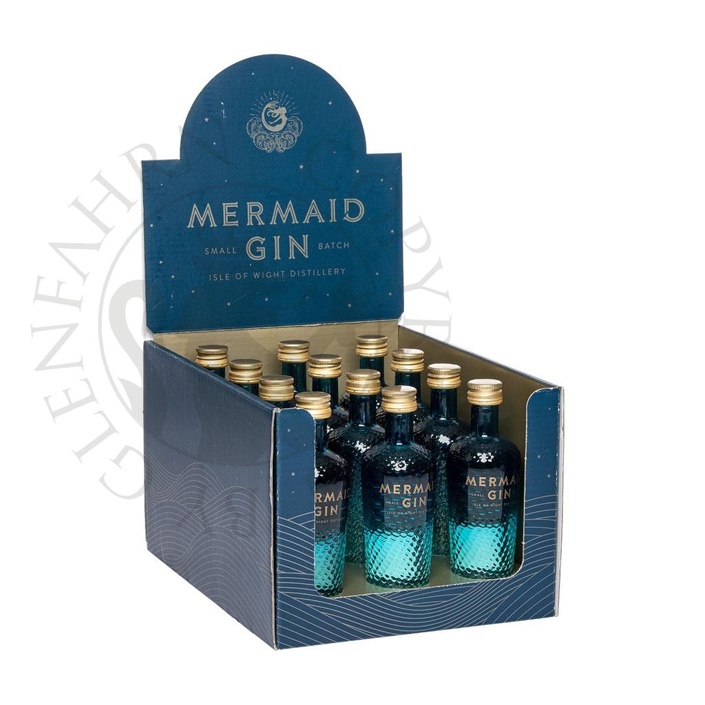 Mermaid Gin Isle of Wight Small Batch Gin Miniature 5cl