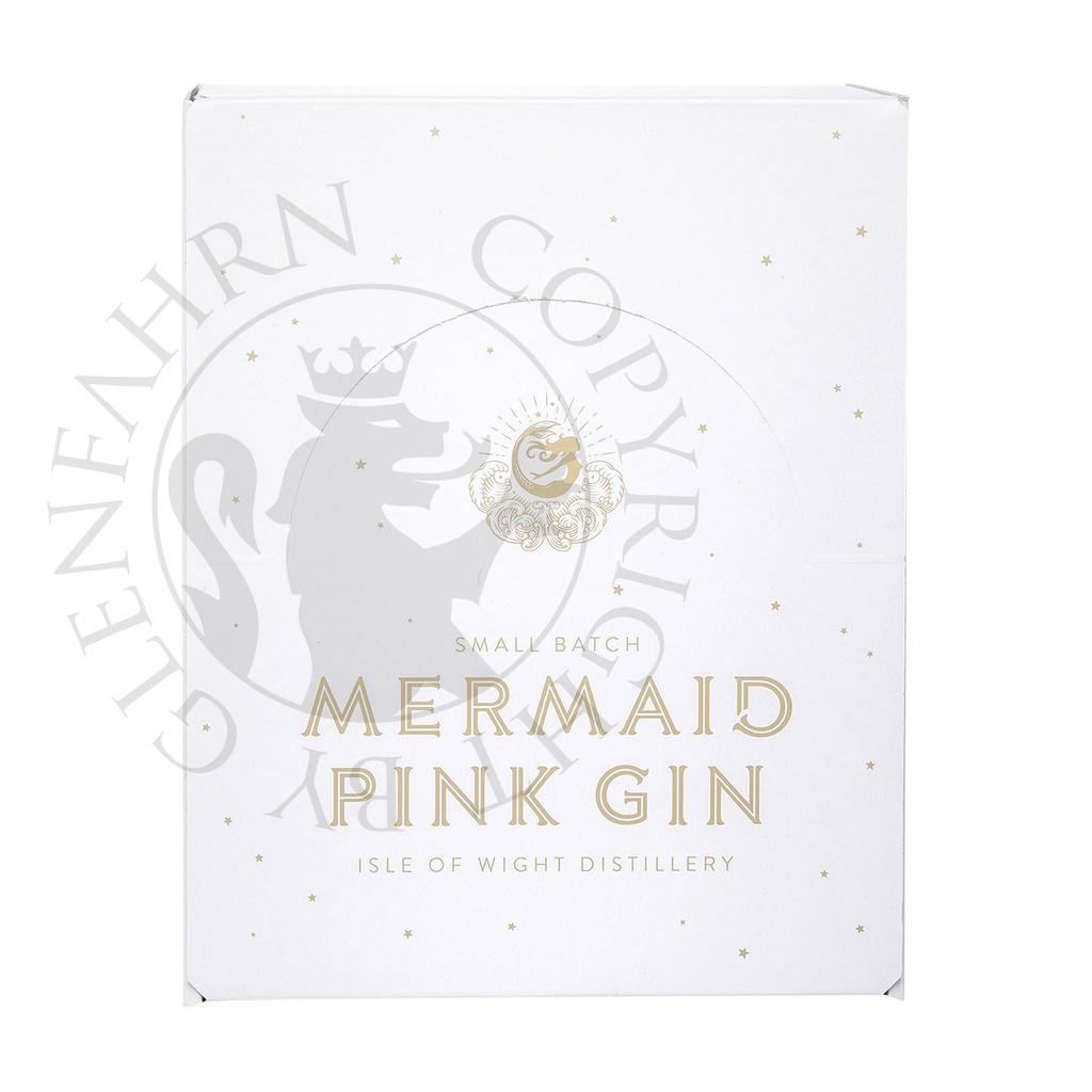 Mermaid Pink Gin Isle of Wight Small Batch Gin Miniature 5cl