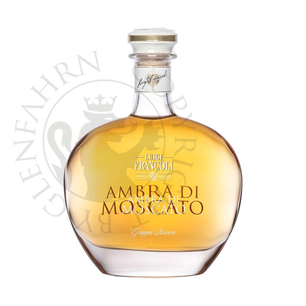 Luigi Francoli l'Ambra del Moscato Grappa Riserva 70cl
