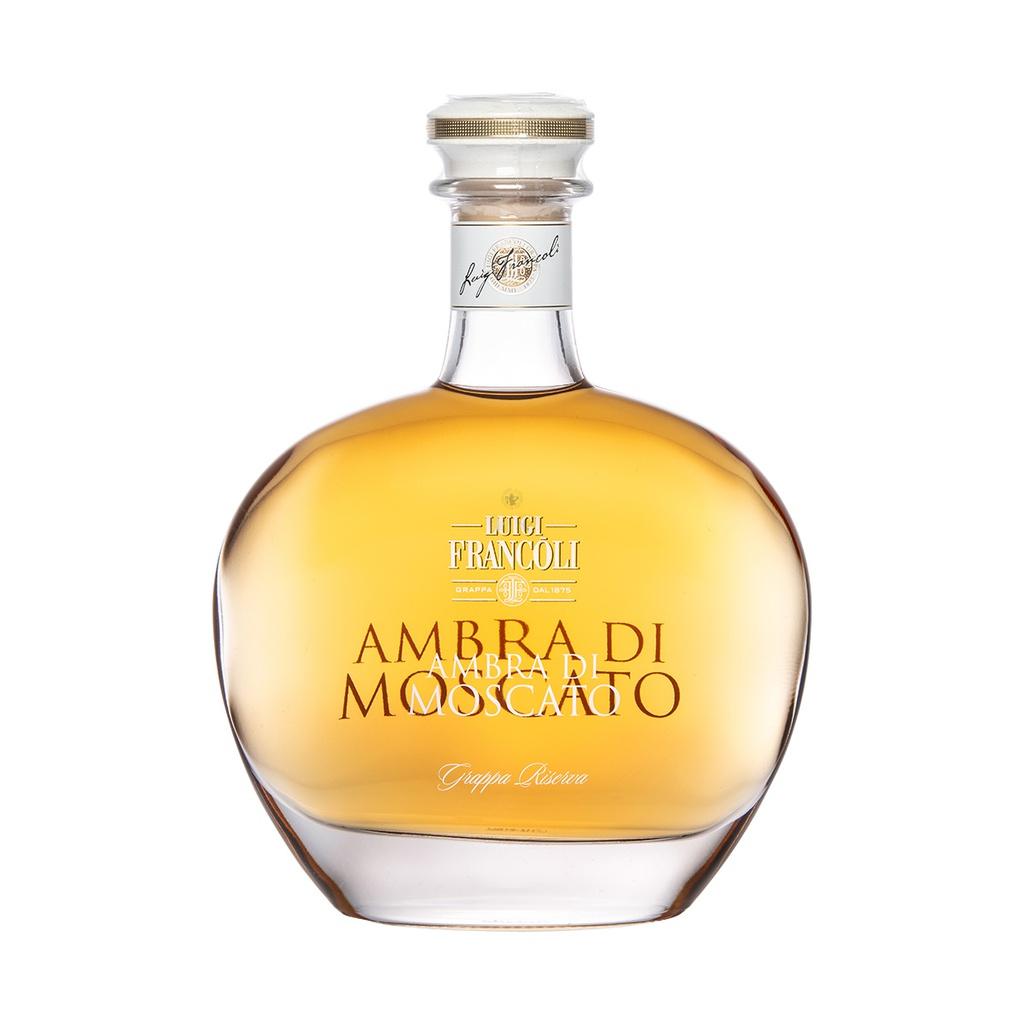 Luigi Francoli l'Ambra del Moscato Grappa Riserva 70cl