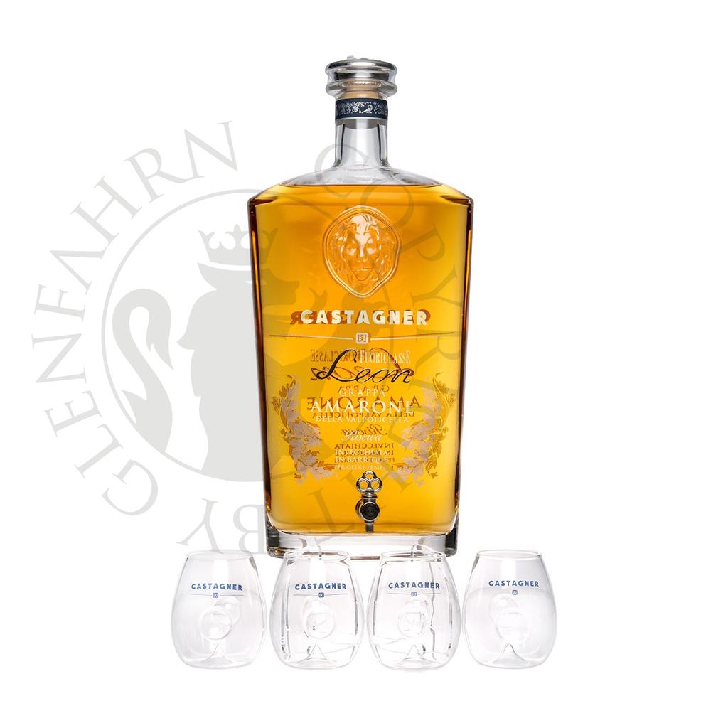 Castagner Fuoriclasse Leon Amarone Barrique Doppelmagnum Grappa Riserva di Amarone 300cl