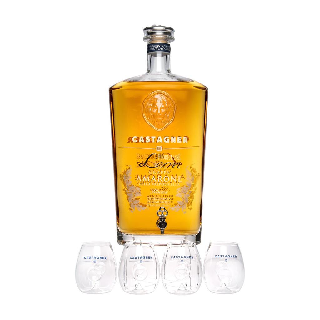 Castagner Fuoriclasse Leon Amarone Barrique Doppelmagnum Grappa Riserva di Amarone 300cl