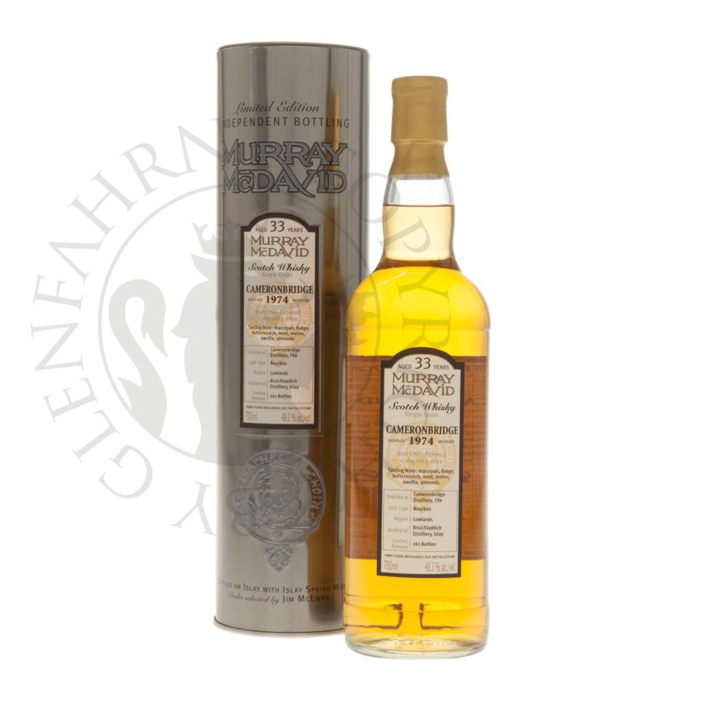 Cameronbridge 1974 33y Limited Edition Murray McDavid Lowland Single Grain Scotch Whisky 70cl