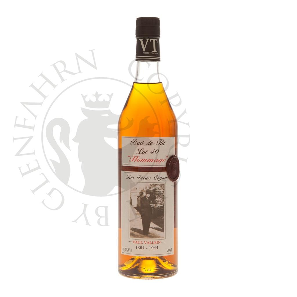Vallein-Tercinier Lot 40 Hommage Cask#82 Brut de Fut Tres Vieux Cognac Bons Bois 70cl