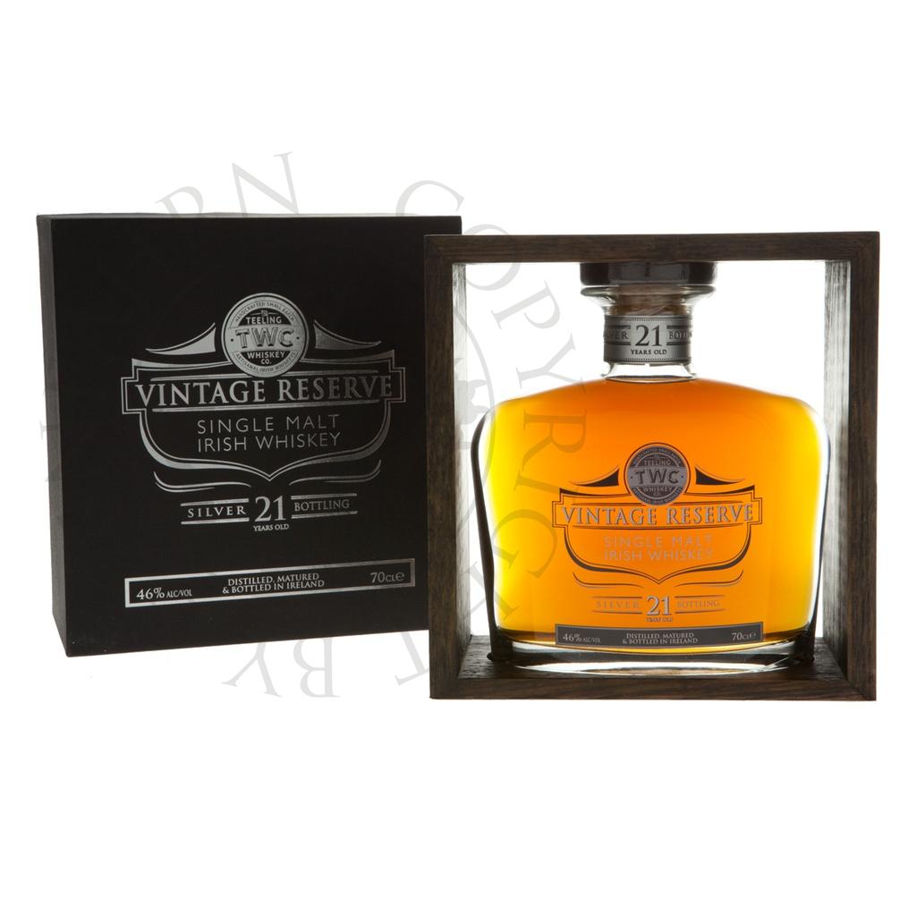 Teeling 21y Vintage Reserve Silver Bottling Single Malt Irish Whiskey 70cl