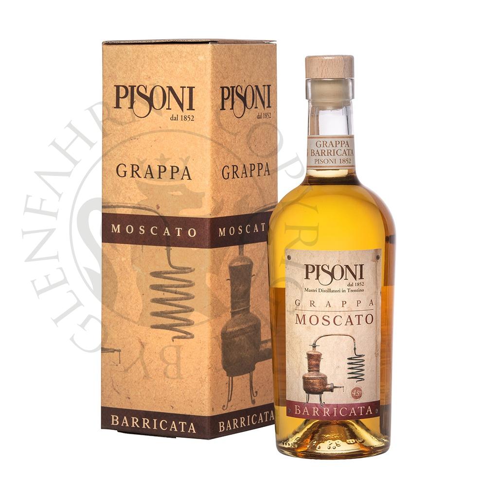 Pisoni Grappa Barricata Moscato 70cl