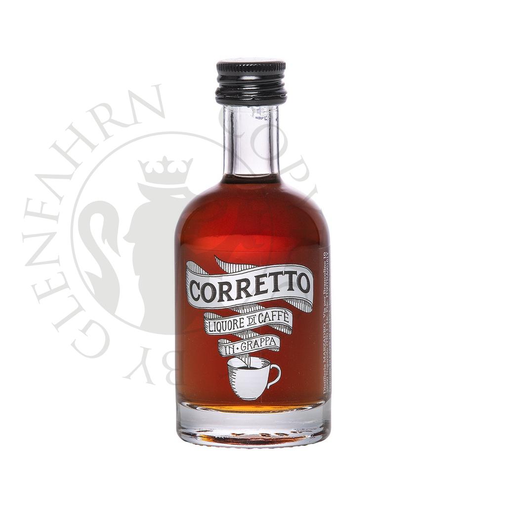 Marzadro Corretto Liquore di Caffe Miniature Kaffeelikör auf Grappa-Basis 5cl