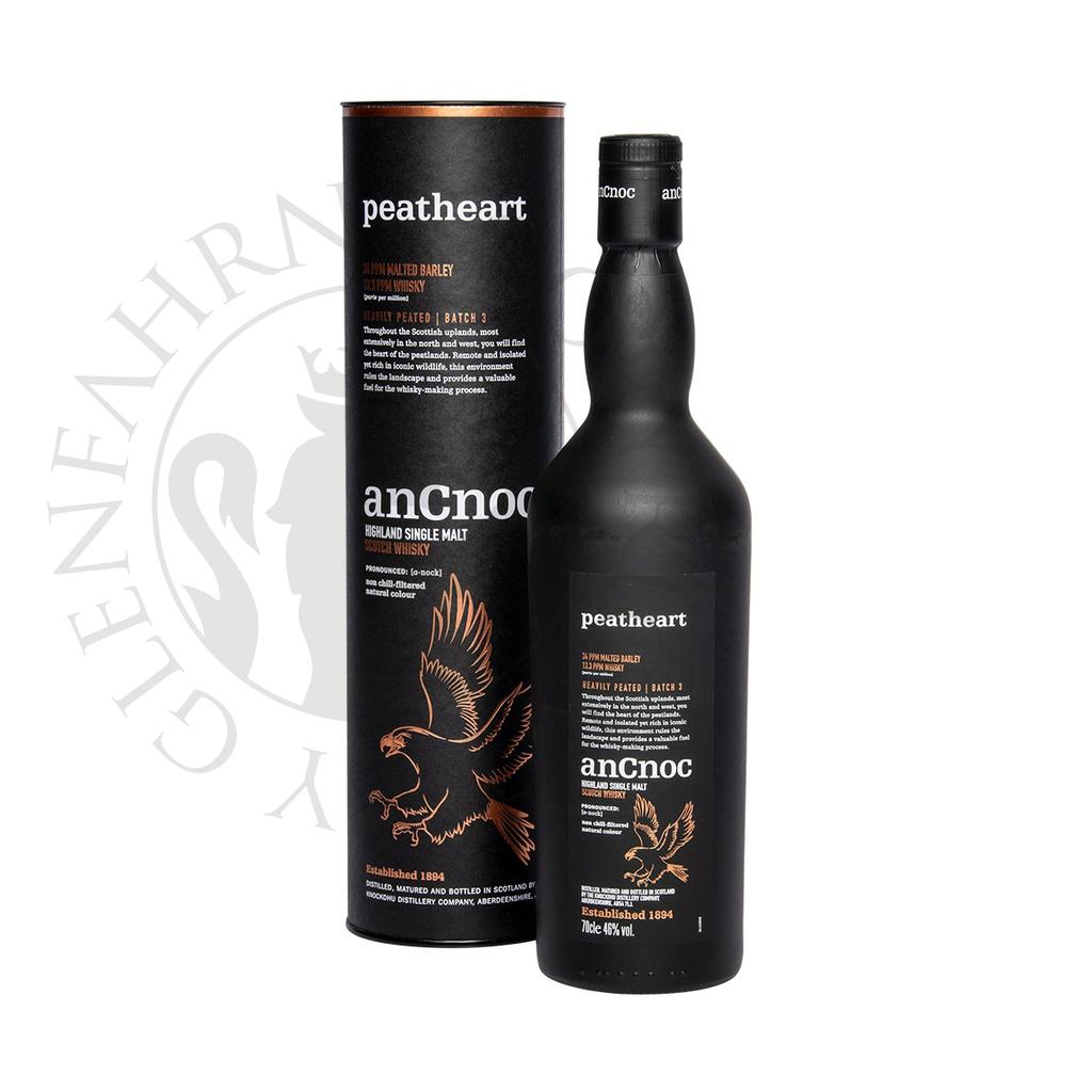 anCnoc Peatheart Batch#3 Heavily Peated Knockdhu Single Malt Scotch Whisky 70cl