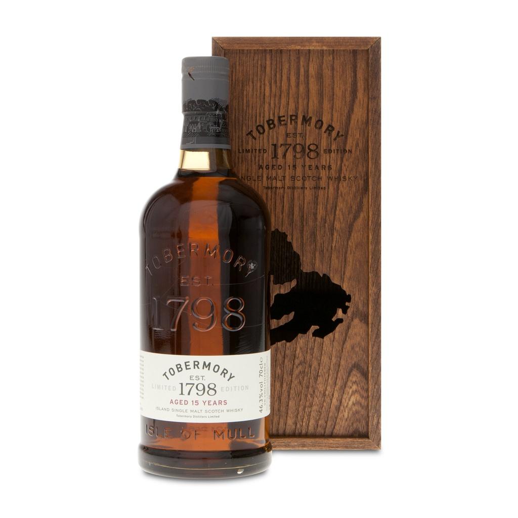 Tobermory 15y Single Malt Scotch Whisky in Holzkiste 70cl