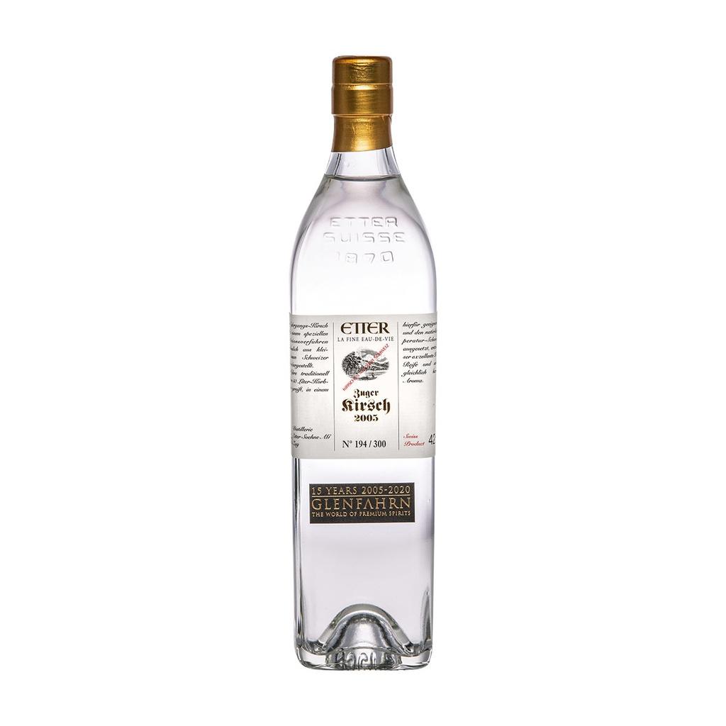 Etter Zuger Kirsch 2005 Glen Fahrn 15th Anniversary Bottling Edel-Fruchtbrand 35cl