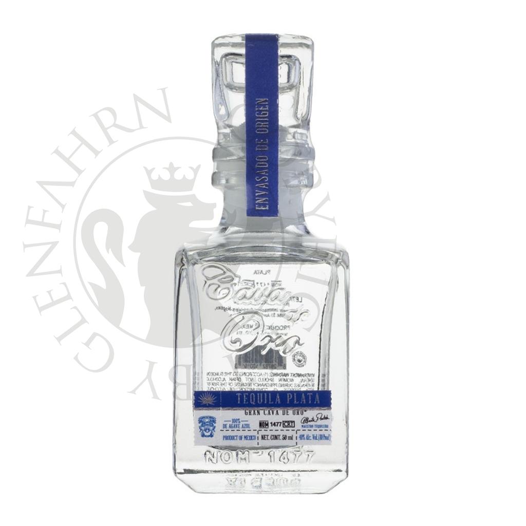 Cava de Oro Tequila Plata Miniature 5cl