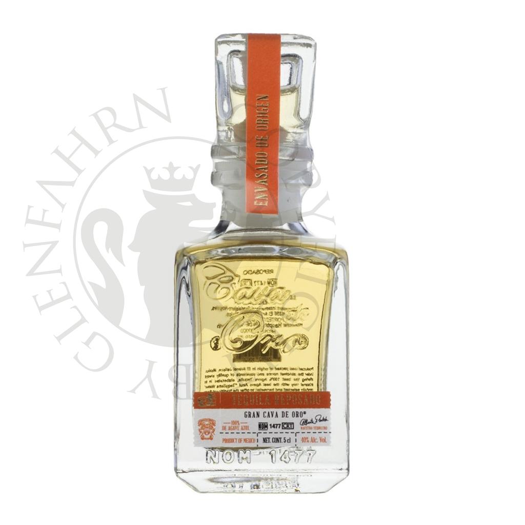 Cava de Oro Tequila Reposado Miniature 5cl