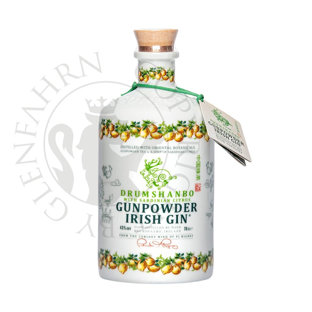 Drumshanbo Gunpowder Irish Gin with Sardinian Citrus Ceramic Collector's Bottle 70cl