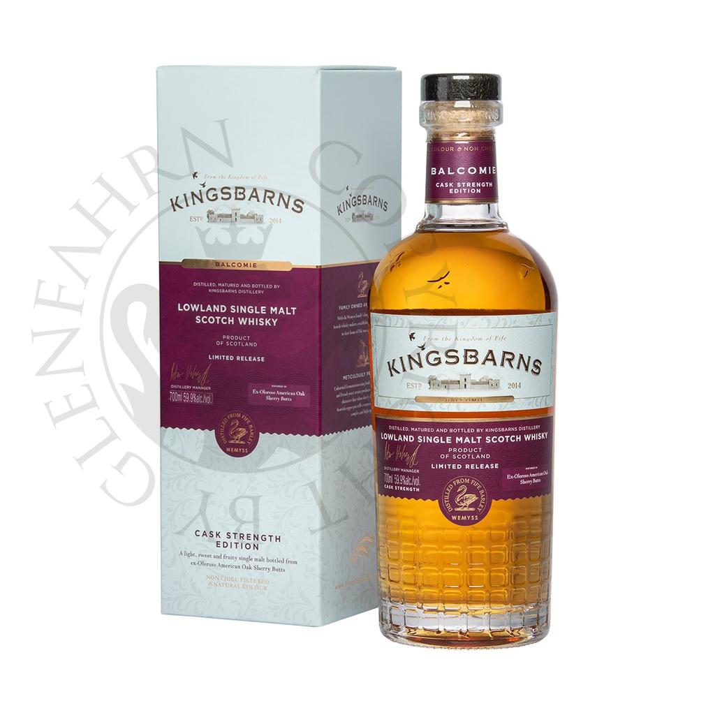 Kingsbarns Balcomie Cask Strength Single Malt Scotch Whisky 70cl