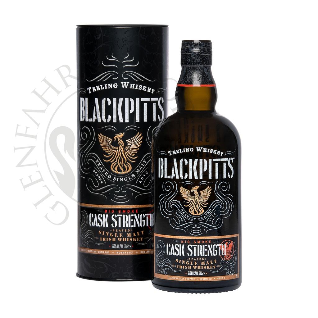 Teeling Blackpitts Big Smoke Cask Strength Peated Single Malt Irish Whiskey 70cl