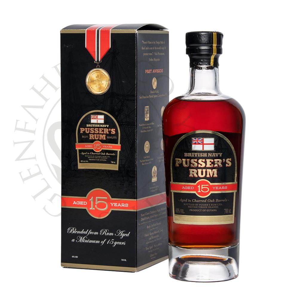Pusser's 15y British Navy Rum 70cl