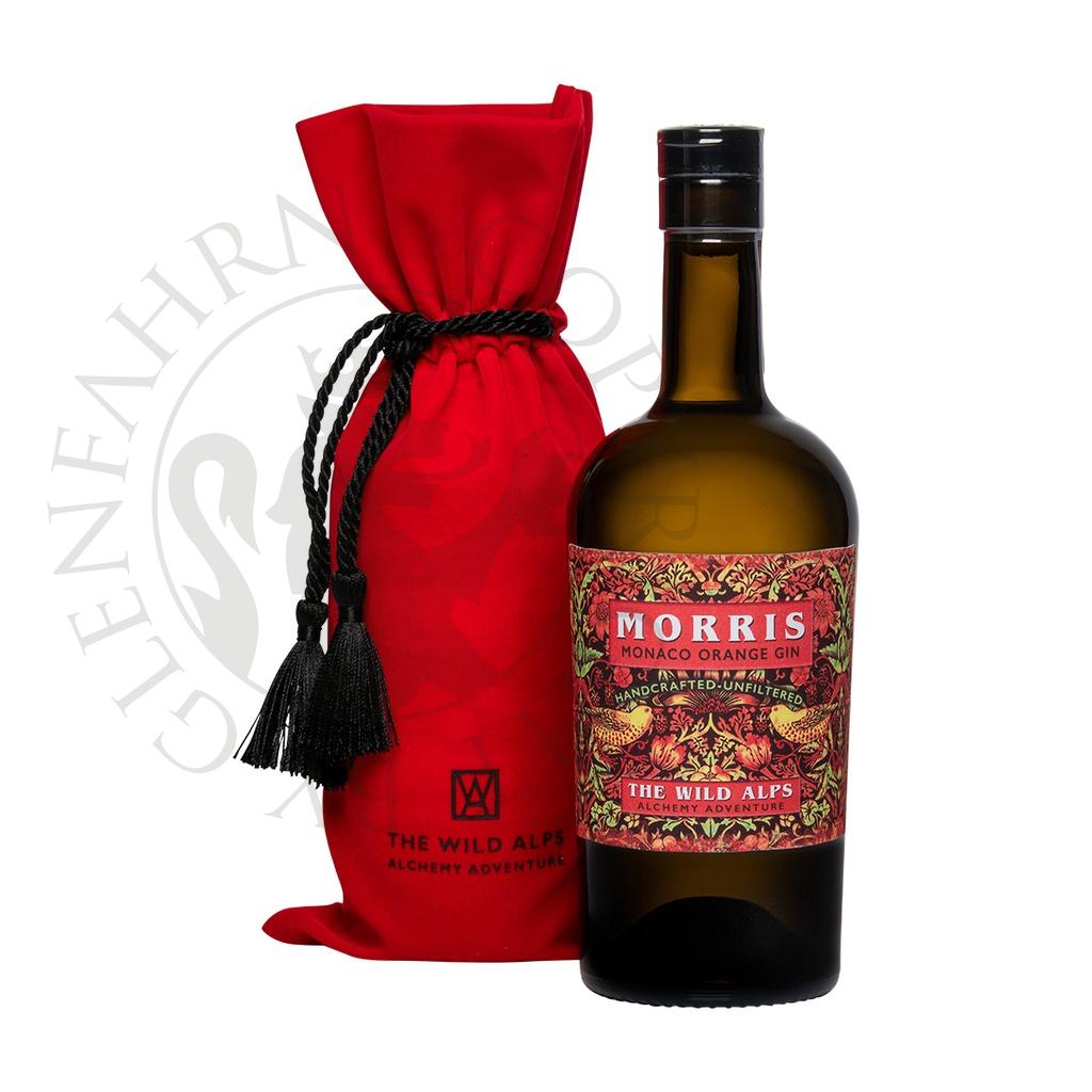 Morris Monaco Orange Gin in Velvet Sachet The Wild Alps 50cl
