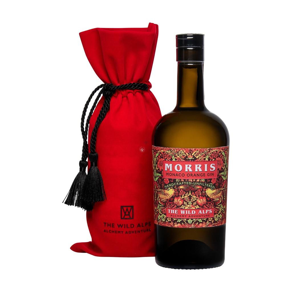 Morris Monaco Orange Gin in Velvet Sachet The Wild Alps 50cl