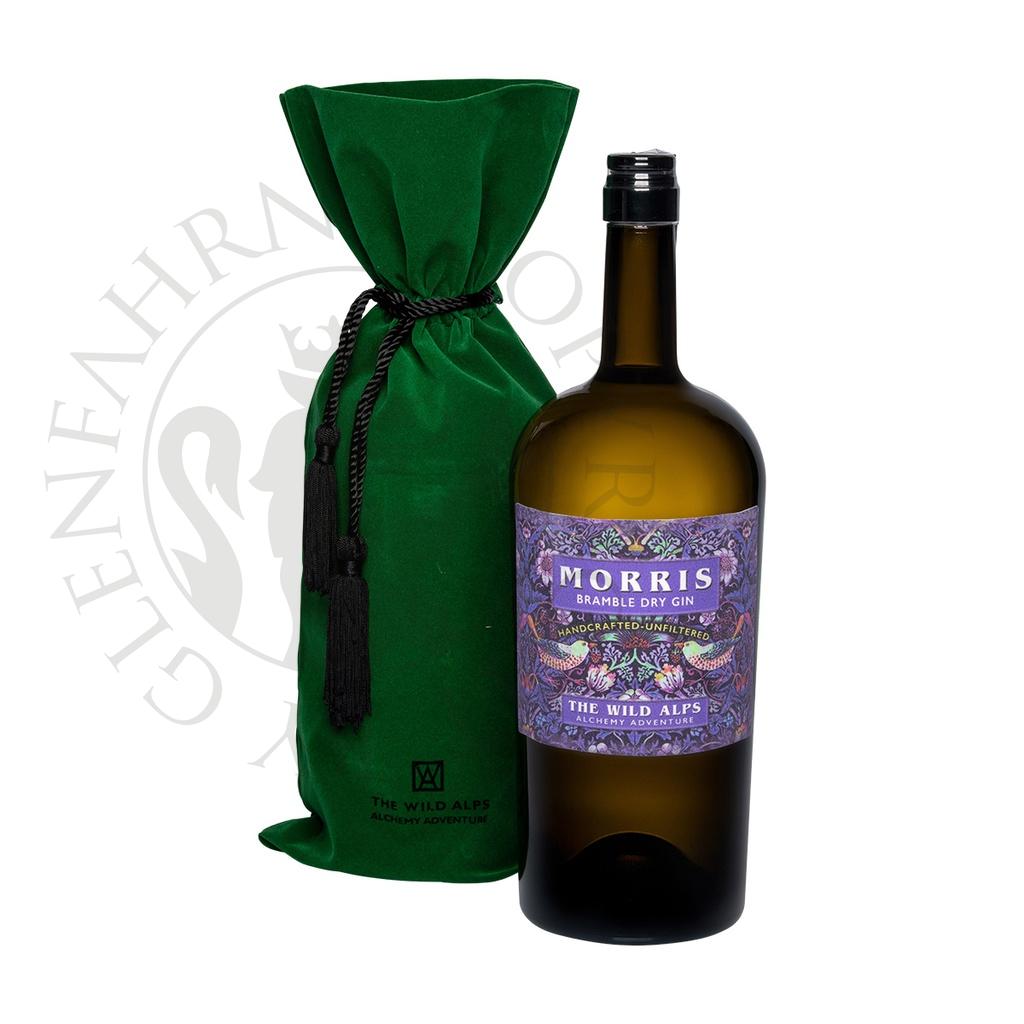 Morris Bramble Dry Gin Magnum in Velvet Sachet The Wild Alps 150cl