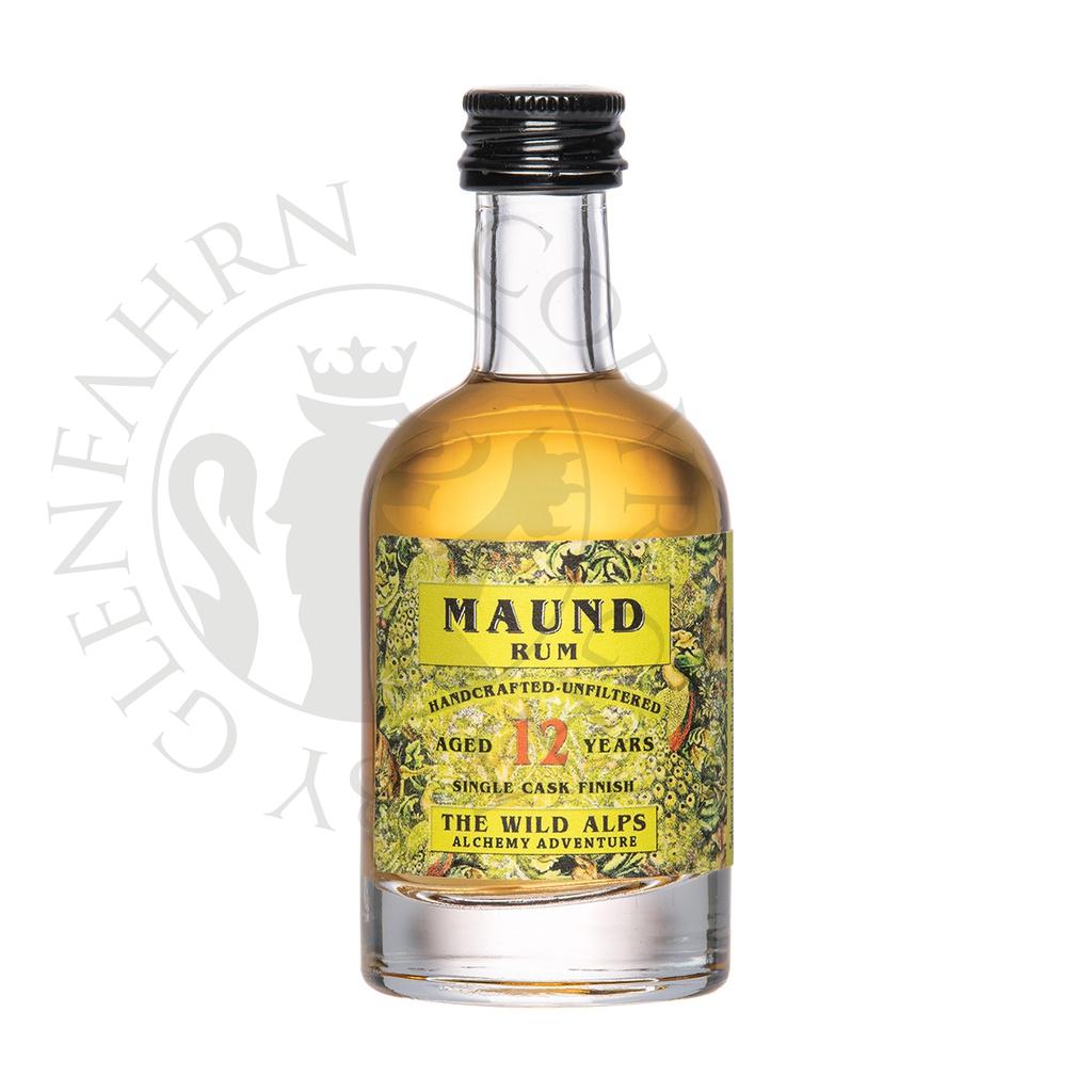 Maund 12y Jamaica Rum Miniature The Wild Alps 5cl