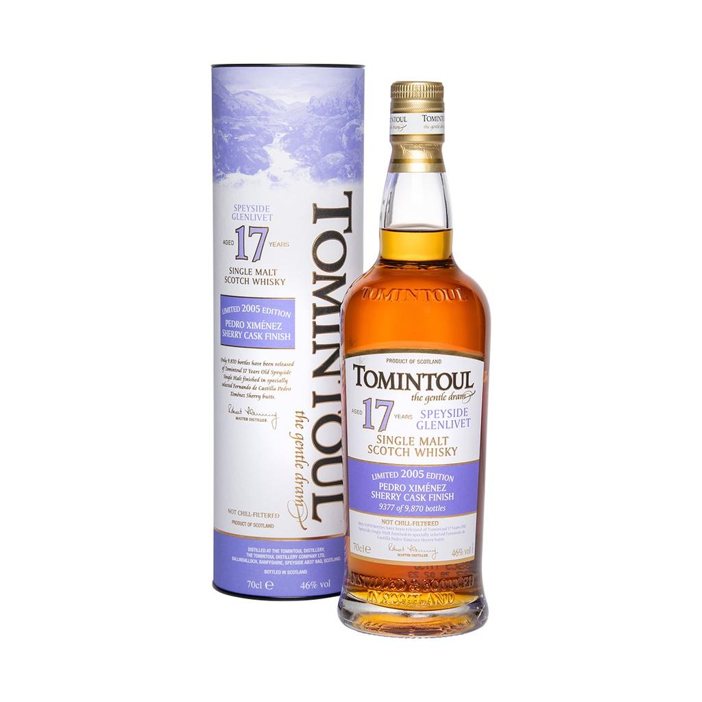 Tomintoul 2005 17y Pedro Ximénez Sherry Cask Finish Single Malt Scotch Whisky 70cl