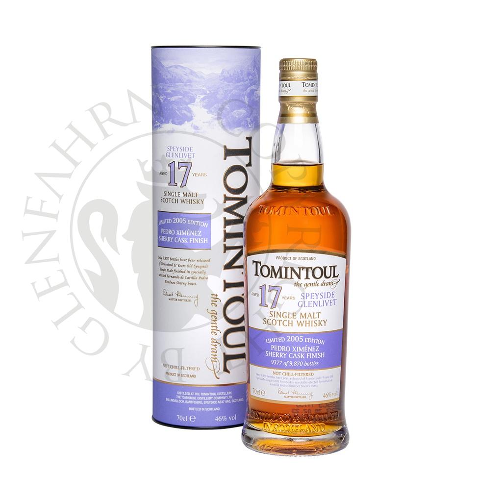 Tomintoul 2005 17y Pedro Ximénez Sherry Cask Finish Single Malt Scotch Whisky 70cl