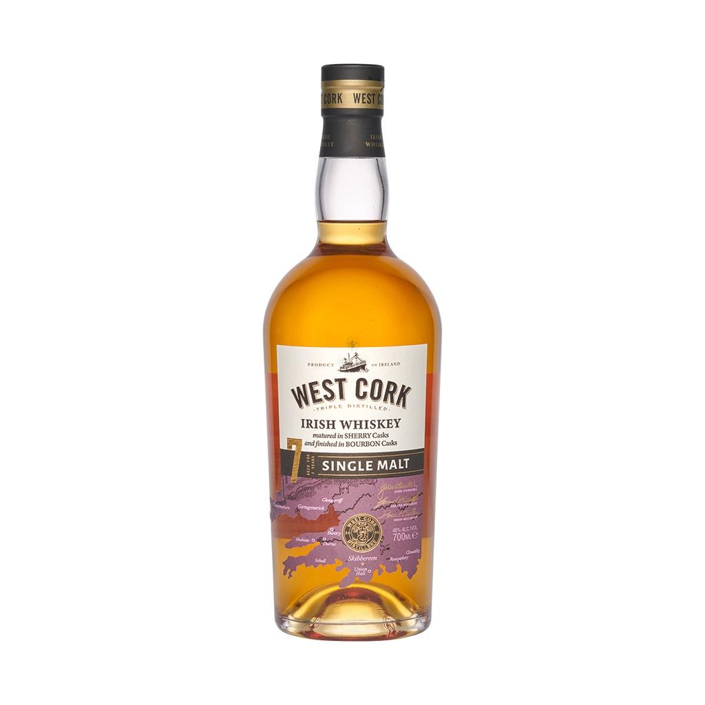 West Cork 7y Single Malt Irish Whiskey 70cl