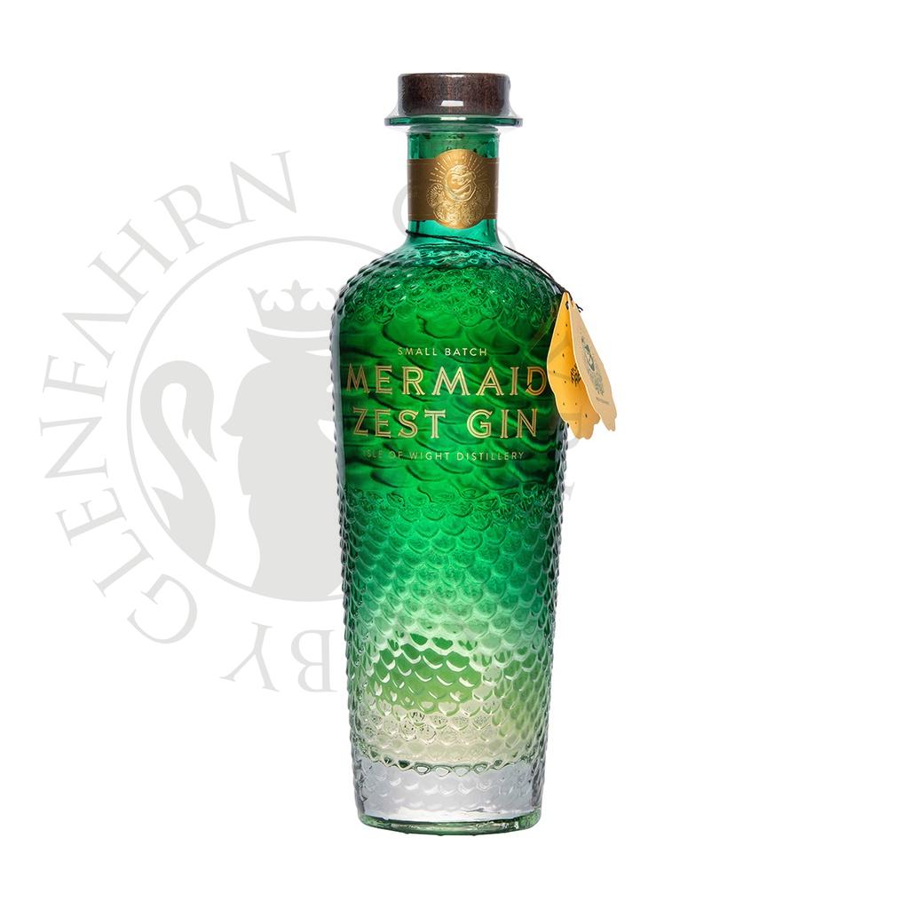 Mermaid Zest Gin Isle of Wight Small Batch Gin 20cl DEGU
