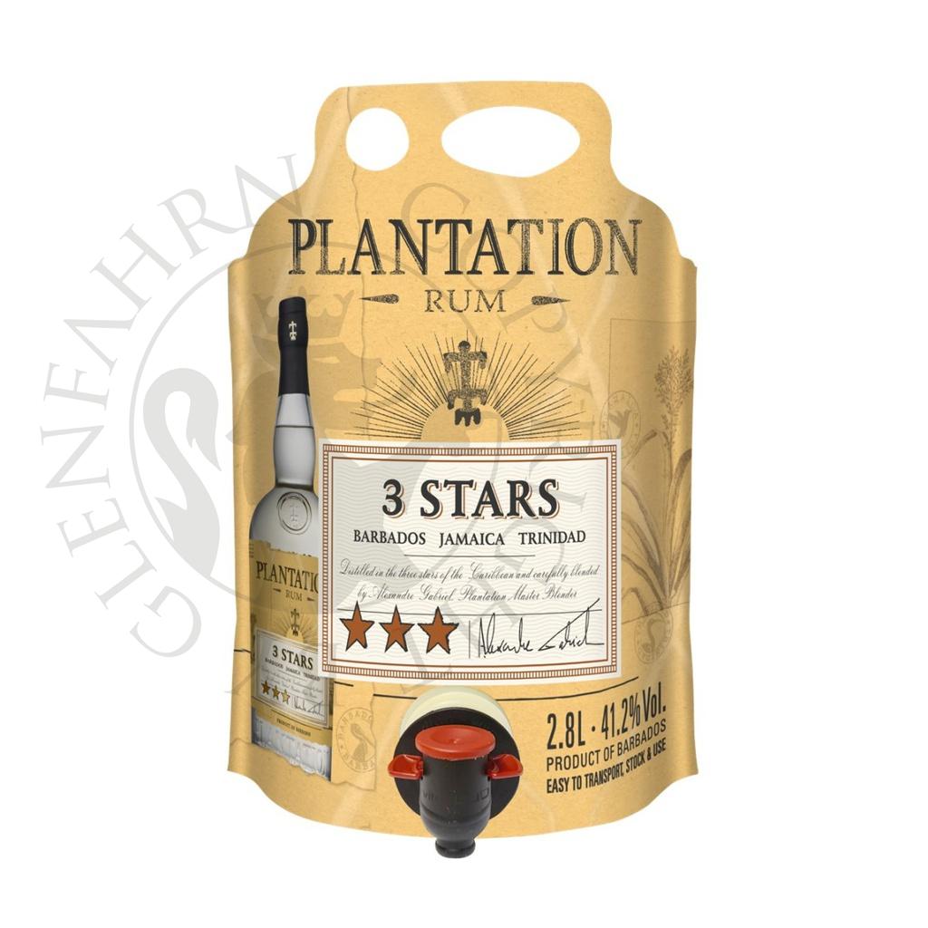 Plantation 3 Stars Jamaica Barbados Trinidad Rum Ecopouch 280cl