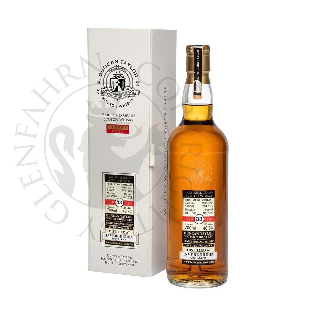 Invergordon 1990 33y Cask#520008 Rare Auld Grain Duncan Taylor 70cl