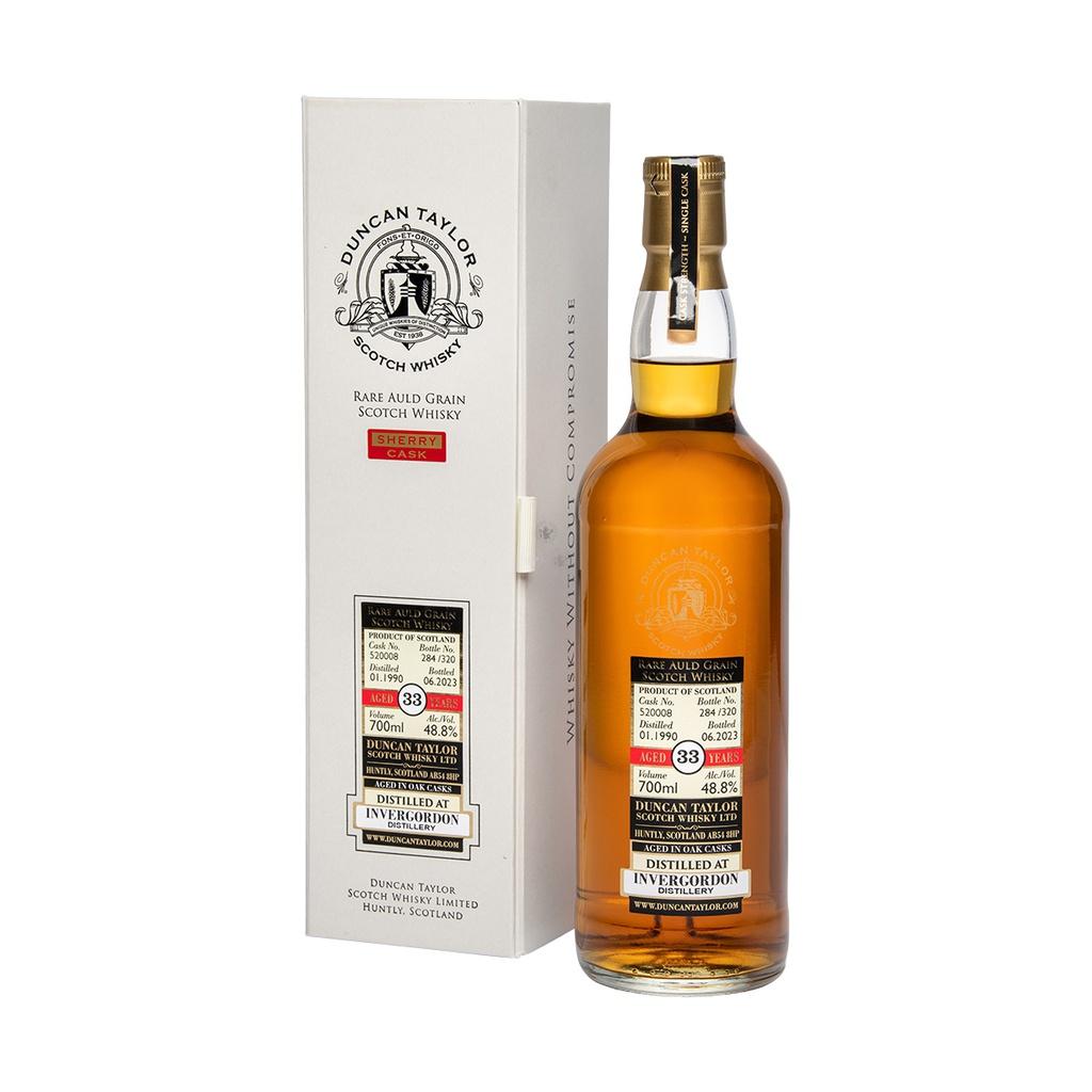 Invergordon 1990 33y Cask#520008 Rare Auld Grain Duncan Taylor 70cl