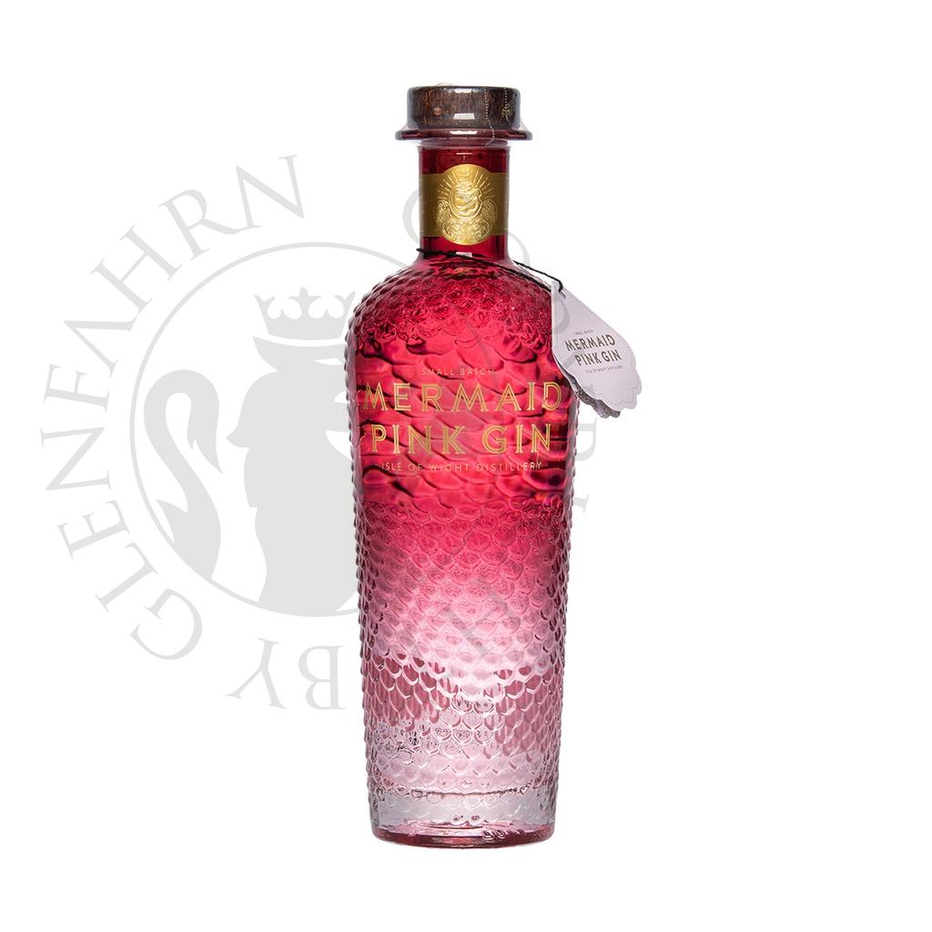 Mermaid Pink Gin Isle of Wight Small Batch Gin 20cl DEGU