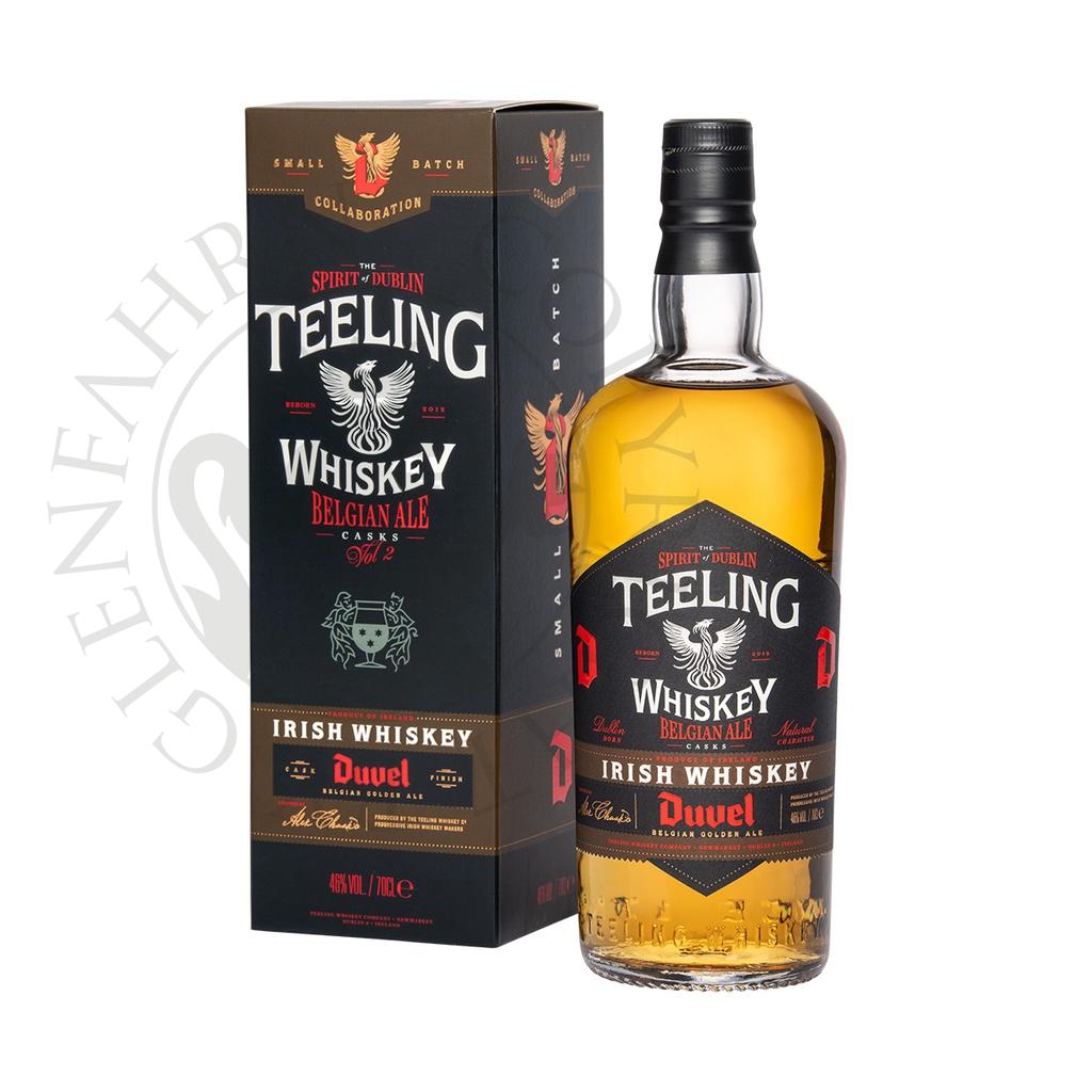 Teeling Belgian Ale Casks Duvel Small Batch Collaboration Blended Irish Whiskey 70cl