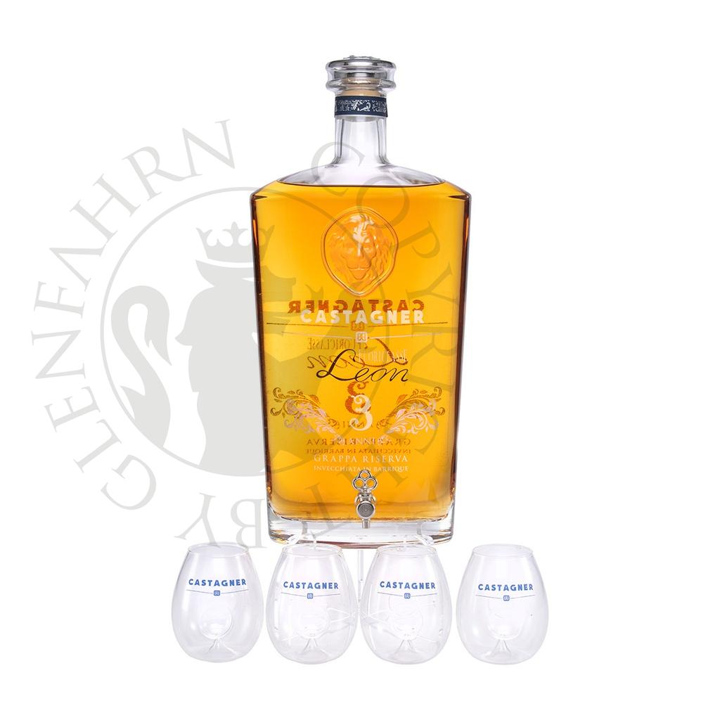 Castagner Fuoriclasse Leon 3 anni Barrique Doppelmagnum Grappa Riserva 300cl