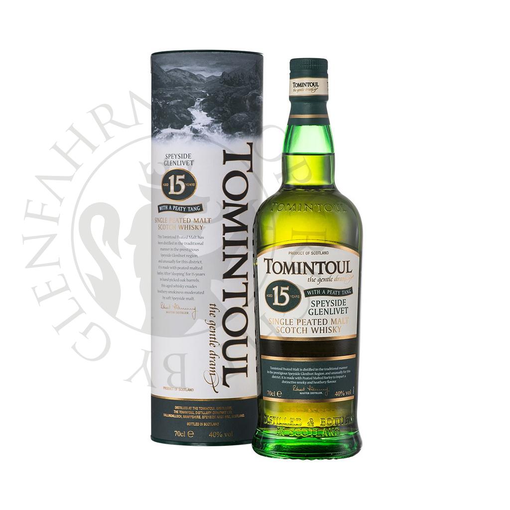 Tomintoul 15y with a Peaty Tang Single Malt Scotch Whisky 20cl DEGU