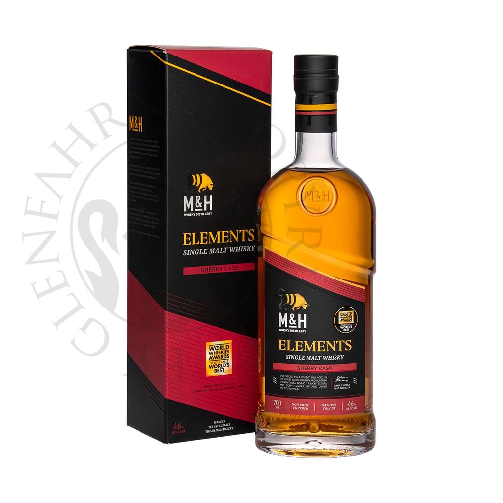 M&H Elements Sherry Cask Single Malt Tel Avivian Whisky 70cl
