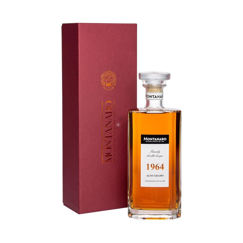 Montanaro 1964 Acquavite di Vino Alto Grado Brandy di Altri Tempi 70cl