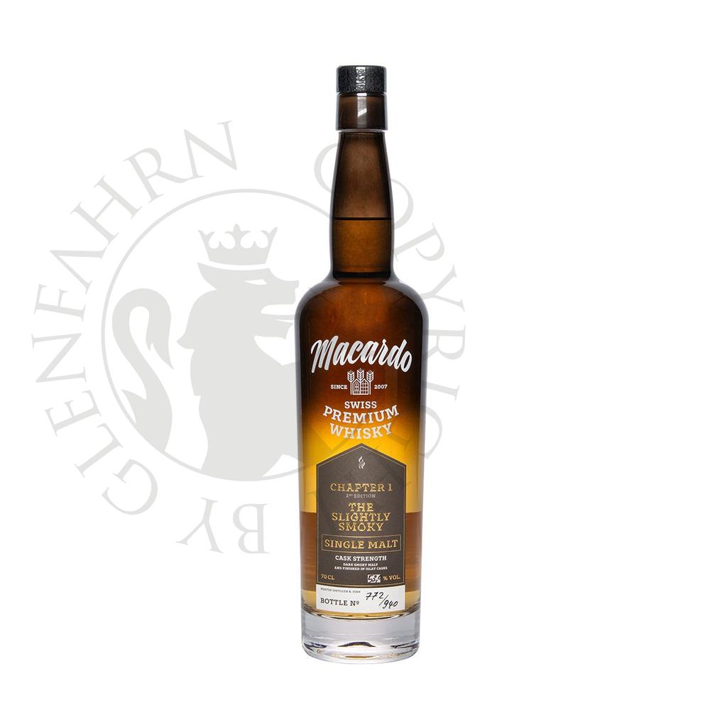 Macardo Chapter 1 The Slightly Smoky Single Malt Swiss Premium Whisky 70cl