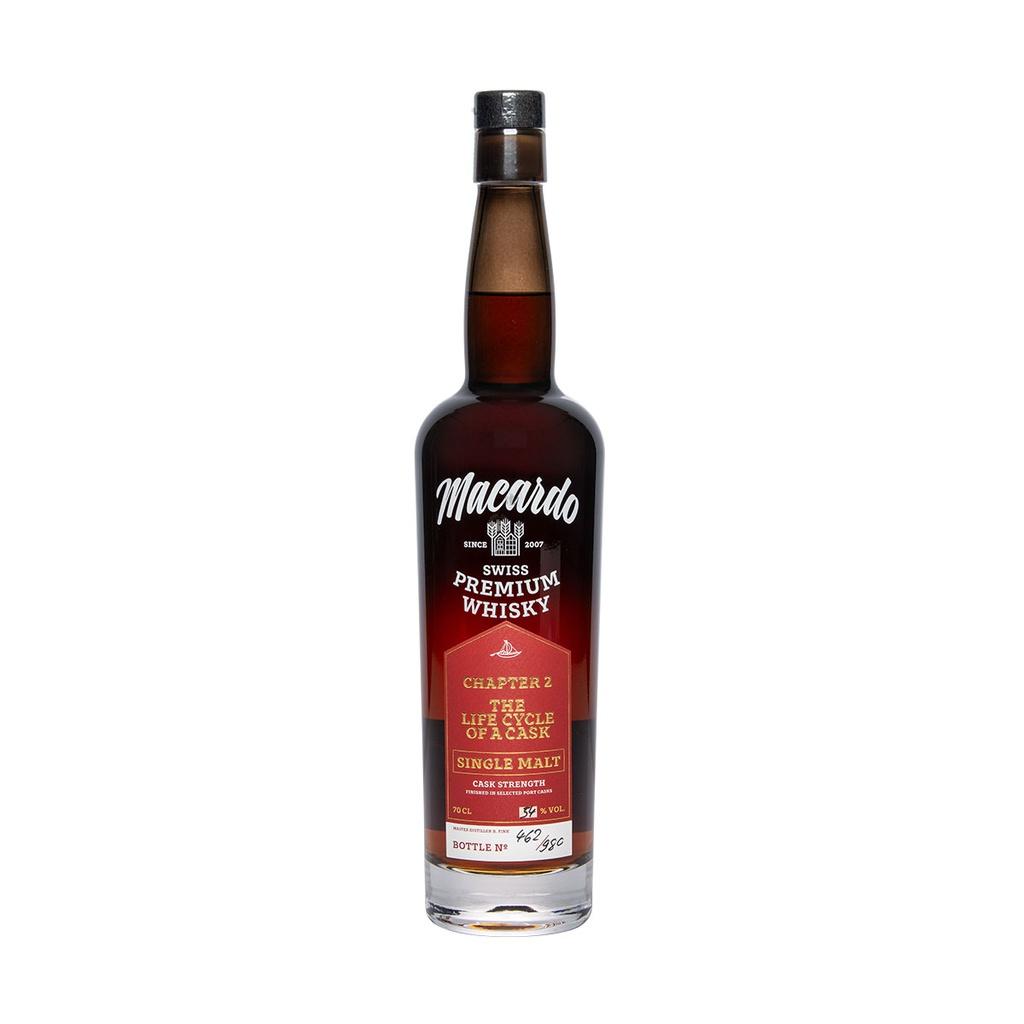 Macardo Chapter 2 The Life Cycle of a Cask Single Malt Swiss Premium Whisky 70cl