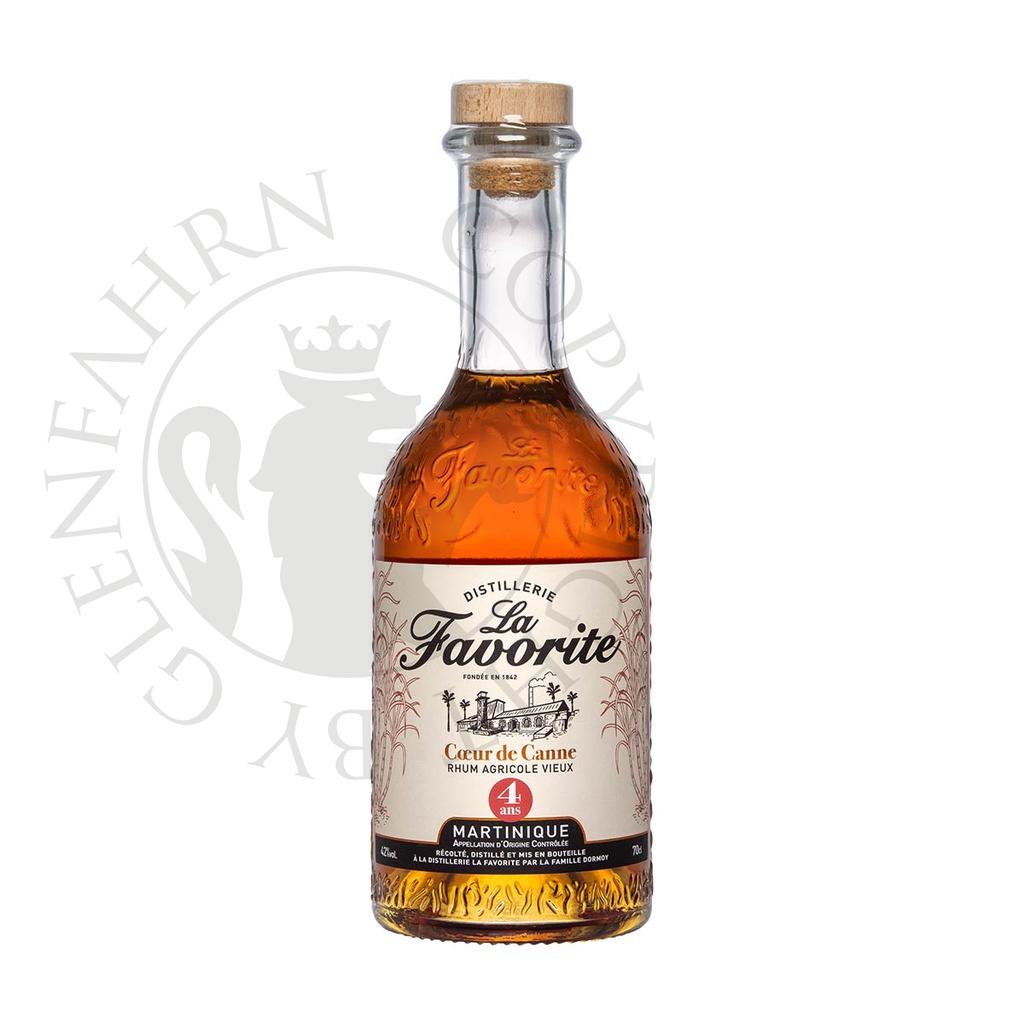 La Favorite Coeur de Canne 4 ans Rhum Agricole Vieux 20cl DEGU
