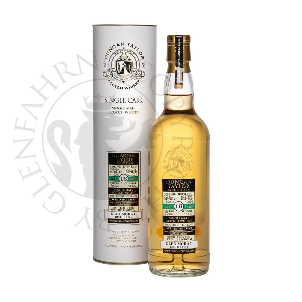 Glen Moray 2007 16y Cask#705930 Single Cask Duncan Taylor 70cl