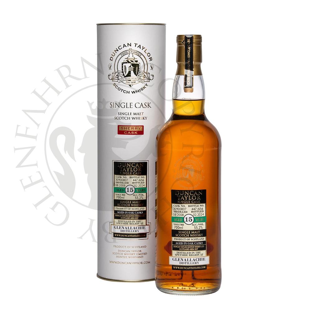 Glenallachie 2008 15y Cask#30900807 Single Cask Duncan Taylor 70cl