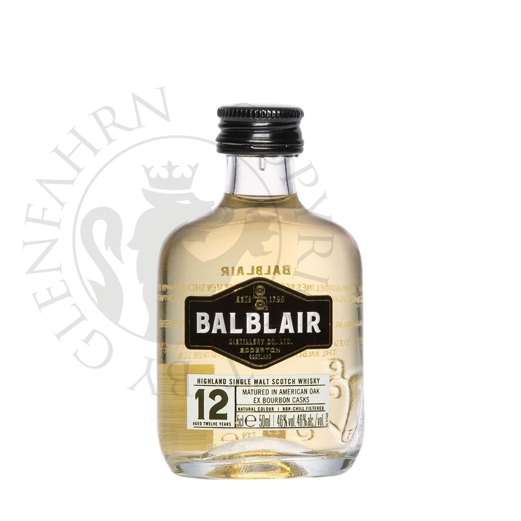 Balblair 12y Miniature Single Malt Scotch Whisky 5cl